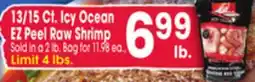 Jewel-Osco 13/15 Ct. Icy Ocean EZ Peel Raw Shrimp offer