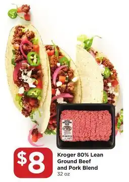 Food 4 Less Kroger 80% Lean Ground Beef and Pork Blend offer