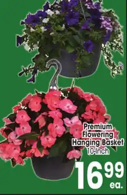 Jewel-Osco Premium Flowering Hanging Basket offer