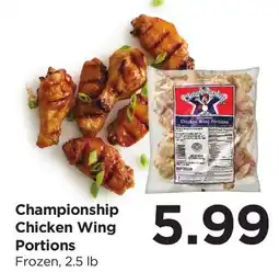 Food 4 Less Championship Chicken Wing Portions offer