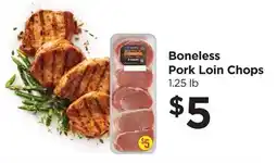 Food 4 Less Boneless Pork Loin Chops offer