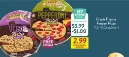 Fresh Thyme Fresh Thyme Frozen Pizza offer
