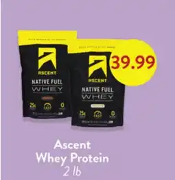 Fresh Thyme Ascent Whey Protein offer