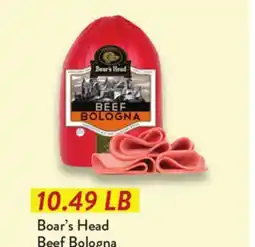 Fresh Thyme Boar's Head Beef Bologna offer