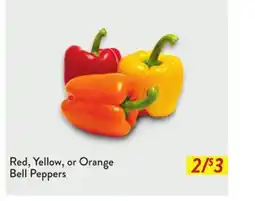 Fresh Thyme Red, Yellow, or Orange Bell Peppers offer