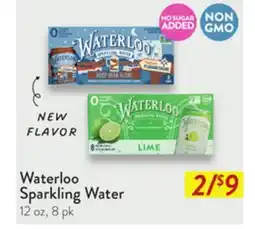 Fresh Thyme Waterloo Sparkling Water offer