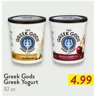 Fresh Thyme Greek Gods Greek Yogurt offer