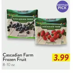 Fresh Thyme Cascadian Farm Frozen Fruit offer
