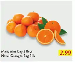 Fresh Thyme Mandarins Bag 2 lb or Navel Oranges Bag 3 lb offer