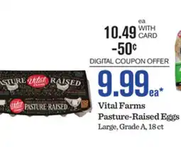 Mariano's Vital Farms Pasture-Raised Eggs offer