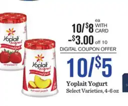 Mariano's Yoplait Yogurt offer