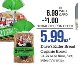Mariano's Dave's Killer Bread Organic Bread offer