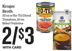 Mariano's Kroger Broth offer