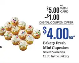 Mariano's Bakery Fresh Mini Cupcakes offer