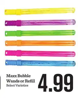 Mariano's Maxx Bubble Wands or Refill offer