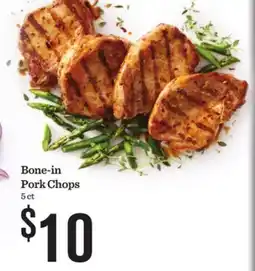 Mariano's Bone-in Pork Chops offer