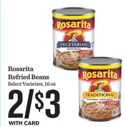 Mariano's Rosarita Refried Beans offer