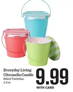 Mariano's Everyday Living Citronella Candle offer