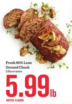 Mariano's Fresh 80% Lean Ground Chuck offer
