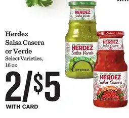 Mariano's Herdez Salsa Casera or Verde offer