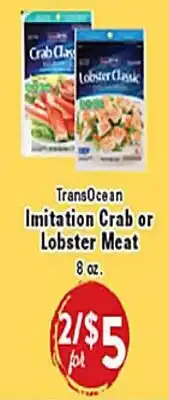 Rio Valley Market TransOcean Imitation Crab or Lobster Meat offer