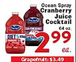 Rio Valley Market Ocean Spray Cranberry Juice Cocktail offer