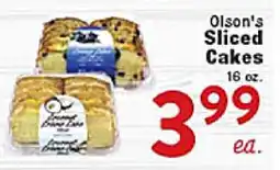 Rio Valley Market Olson's Sliced Cakes offer