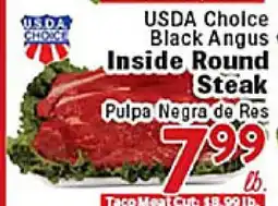 Rio Valley Market USDA Choice Black Angus Inside Round Steak offer