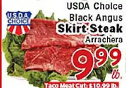 Rio Valley Market USDA Choice Black Angus Skirt Steak offer