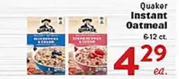 Rio Valley Market Quaker Instant Oatmeal offer