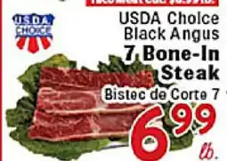 Rio Valley Market USDA Choice Black Angus 7 Bone-In Steak offer