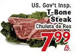 Rio Valley Market US. Gov't Insp. T-Bone Steak offer