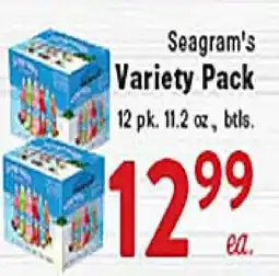 Rio Valley Market Seagram's Variety Pack offer