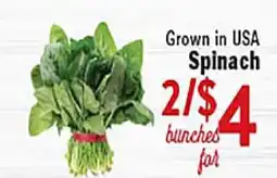Rio Valley Market Grown in USA Spinach offer