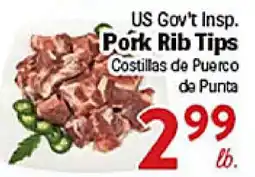 Rio Valley Market US Gov't Insp. Pork Rib Tips offer