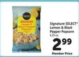 Safeway Signature SELECT Lemon & Black Pepper Popcorn offer