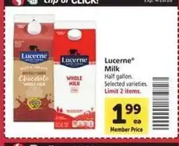 Safeway Lucerne Milk offer