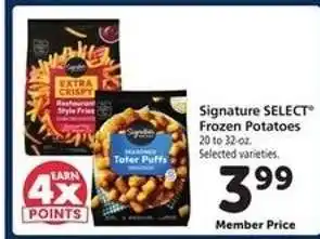 Safeway Signature Select Frozen Potatoes offer