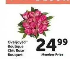 Safeway Overjoyed Boutique Chic Rose Bouquet offer