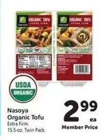 Safeway Nasoya Organic Tofu offer