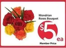 Safeway Mondrian Roses Bouquet offer
