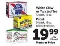 Safeway White Claw or Twisted Tea / Pabst offer
