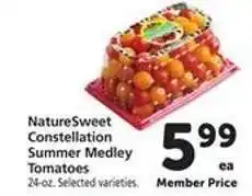 Safeway NatureSweet Constellation Summer Medley Tomatoes offer