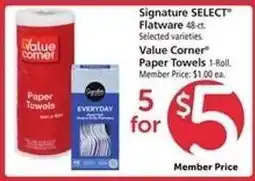 Safeway Value Corner Paper Towels offer