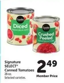 Safeway Signature SELECT Canned Tomatoes offer