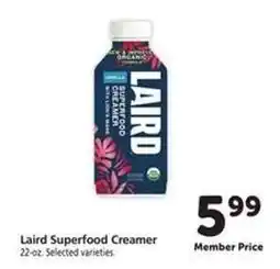 Safeway Laird Superfood Creamer offer
