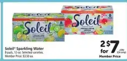 Safeway Soleil Sparkling Water offer