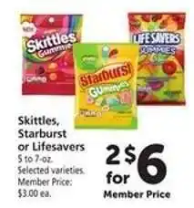 Safeway Skittles, Starburst or Lifesavers offer