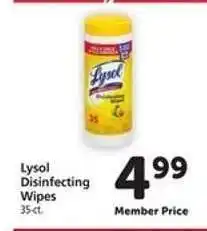 Safeway Lysol Disinfecting Wipes offer