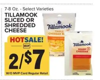 Food Lion Tillamook Sliced or Shredded Cheese offer